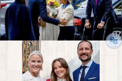 Seltener Anblick: Norwegens Königsfamilie tritt geschlossen auf