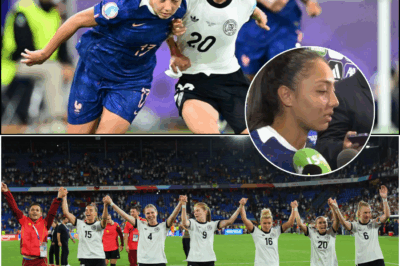 Frankreich ist aus der Frauen-Europameisterschaft ausgeschieden und Selma Bacha stürmte nach einer Niederlage im Elfmeterschießen gegen Deutschland.